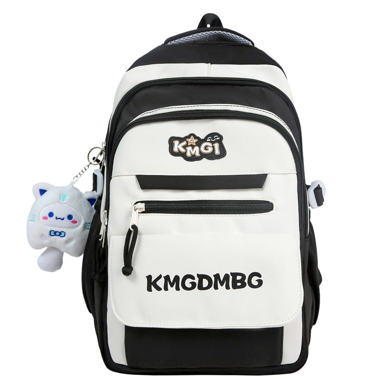 Cute Character Print School Backpack — product view 4