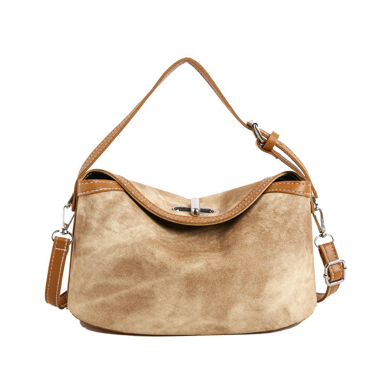WoStylish Vintage Suede Hobo Bag LoungeYard — product view 7