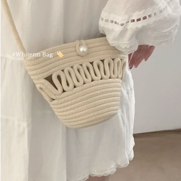 Women’s Fashion Basket Bag with Unique Structure LoungeYard — product view 4