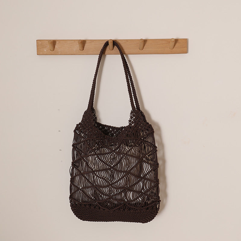 Macrame tote bag LoungeYard — product view 3