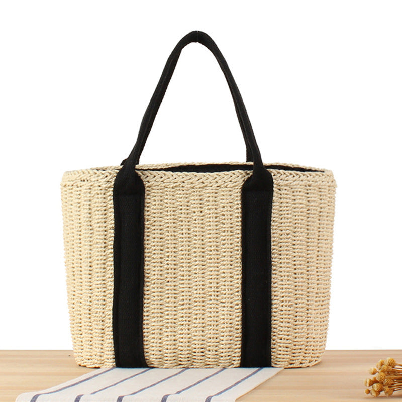 Stylish Braided Tote Bag LoungeYard — product view 5