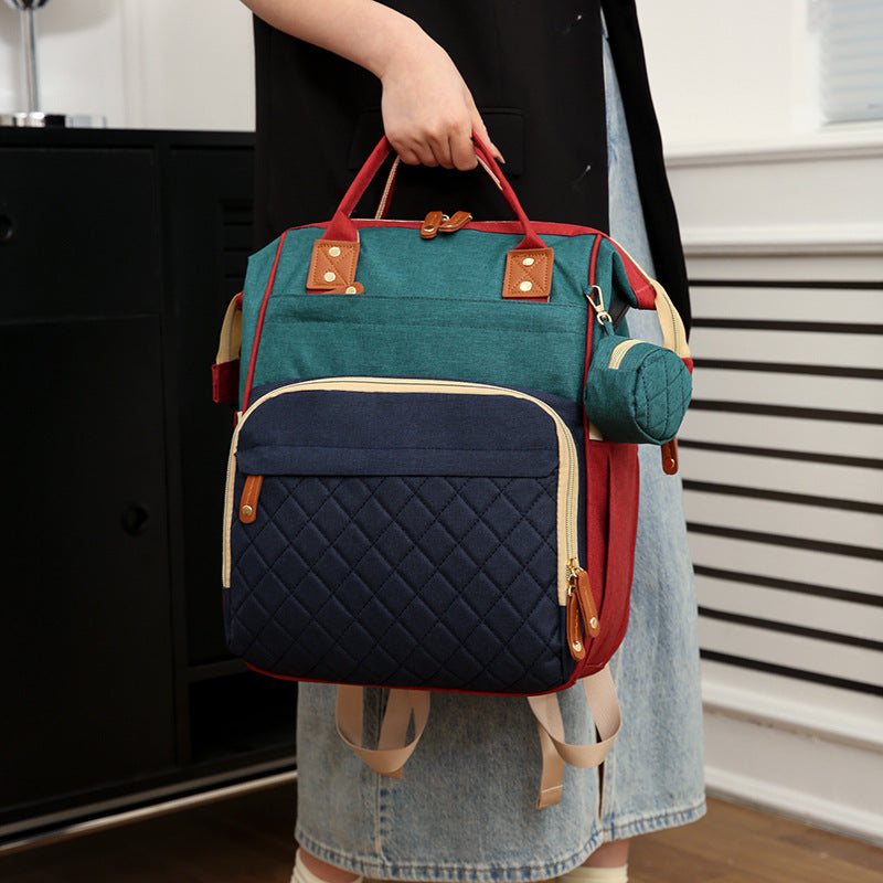 Multi-Purpose Quilted Travel Backpack LoungeYard — product view 3
