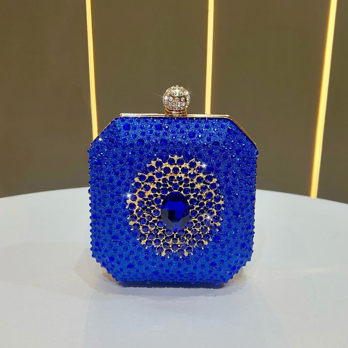 Dazzling Rhinestone-Embellished Clutch — product view 7