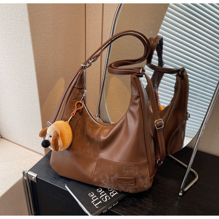 Casual Leather Hobo Bag LoungeYard — product view 6