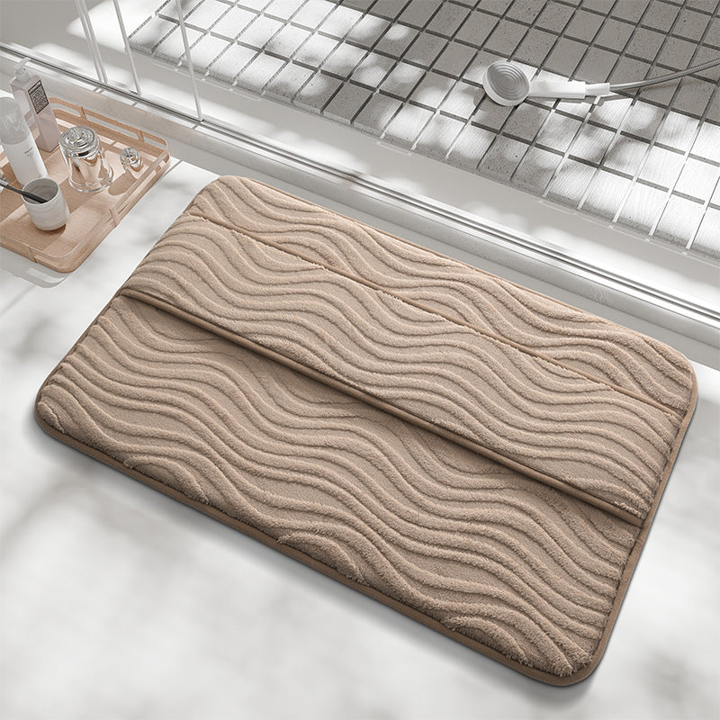 Contoured Memory Foam Bath Mat Bowlift — product view 3