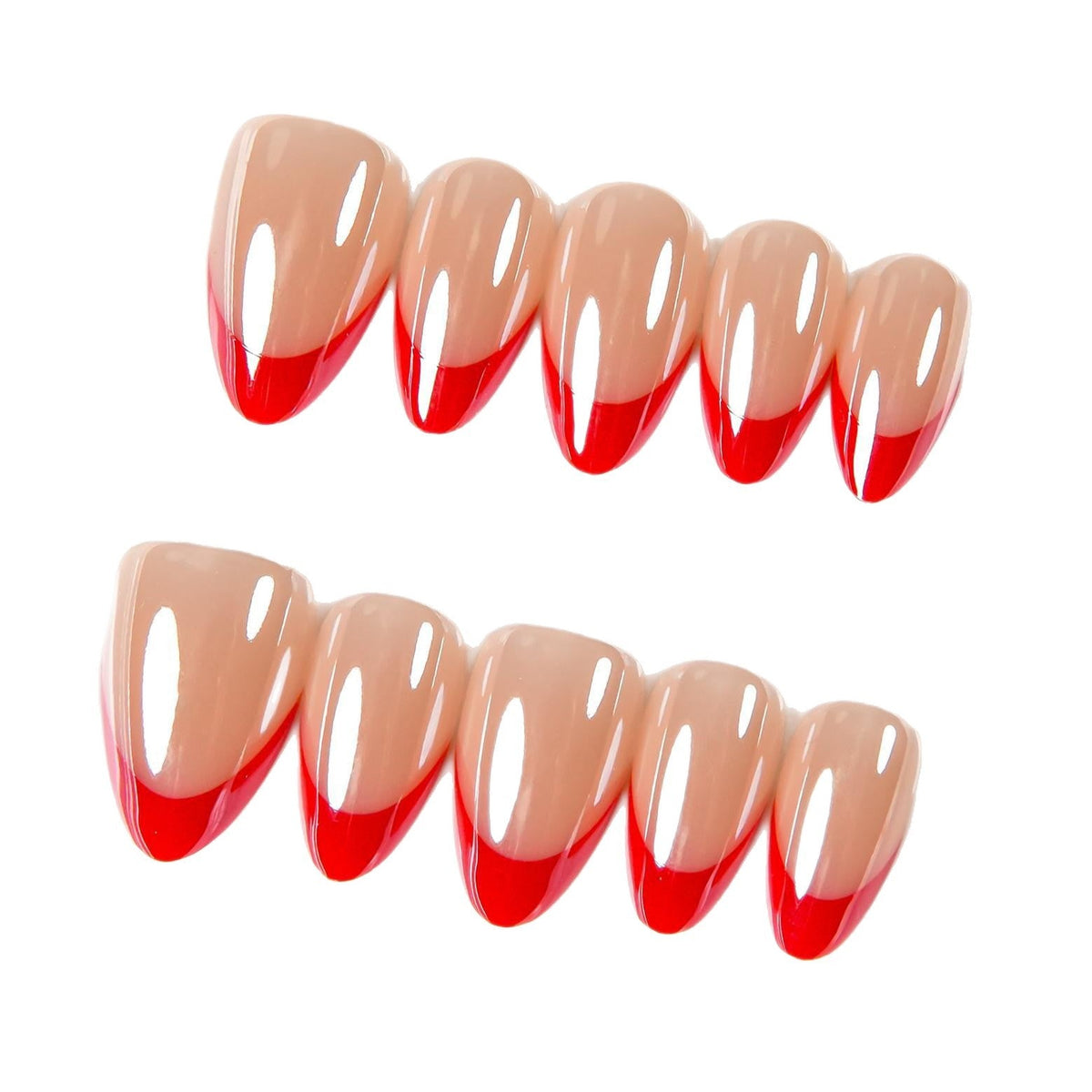 Stylish French Tip Press-On Nails — product view 5