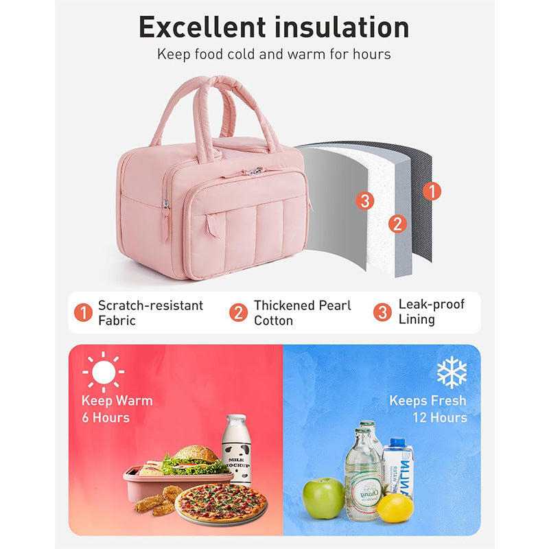 Versatile Quilted Travel Duffle Bag LoungeYard — product view 4