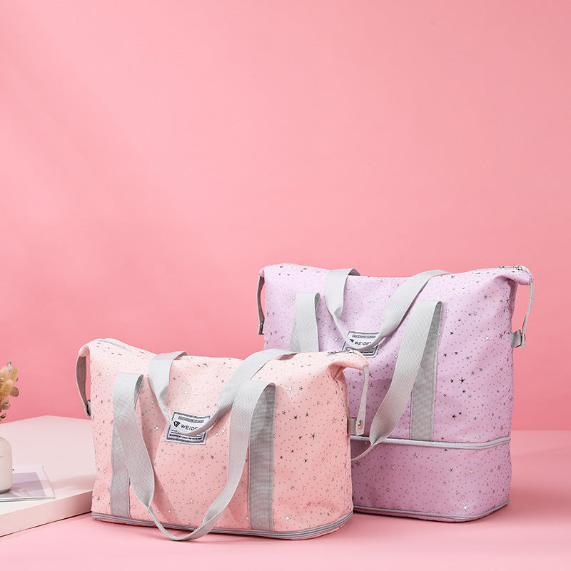 Stylish Multi-Pocket Travel Tote Bag LoungeYard — product view 1