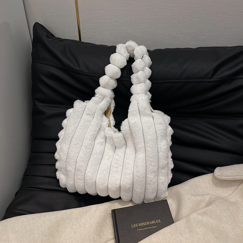 Plush Oversized Shoulder Bag — product view 2