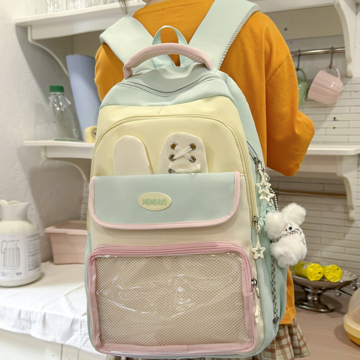 Multi-Functional Backpack with Enhanced Storage Features LoungeYard — product view 3