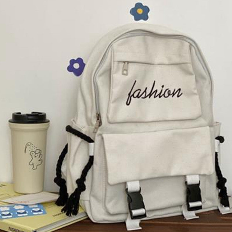 Trendy Canvas Backpack LoungeYard — product view 5