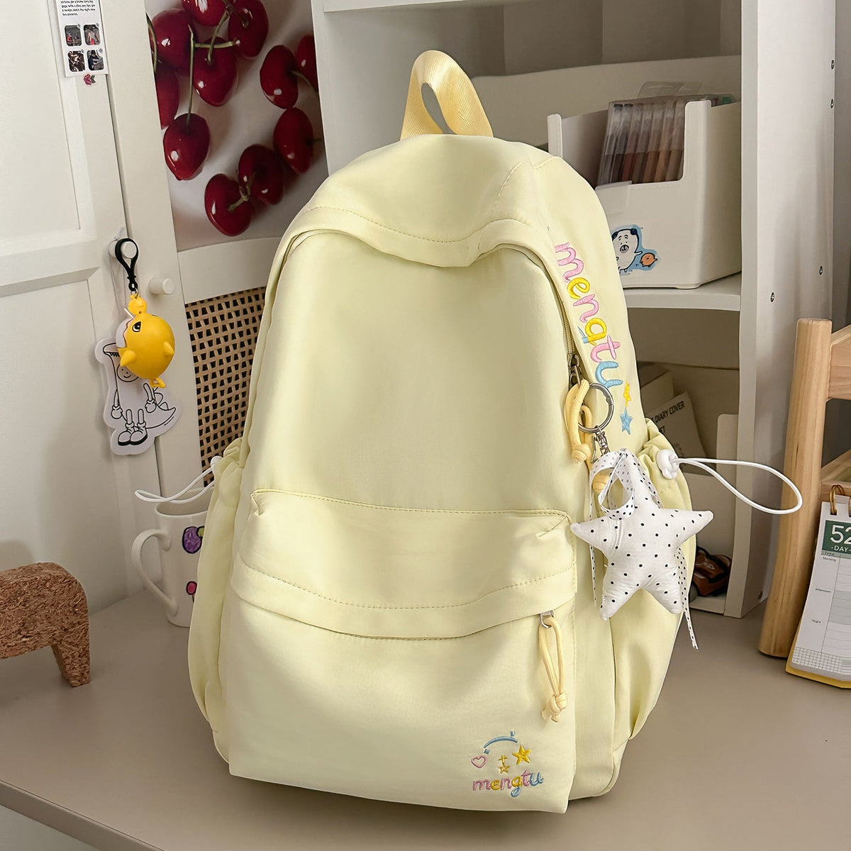 Trendy Embroidered Backpack — product view 3