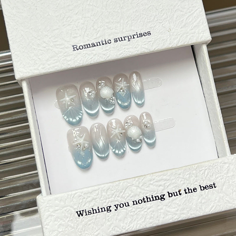 Nautical Themed Press-On Nails — product view 2