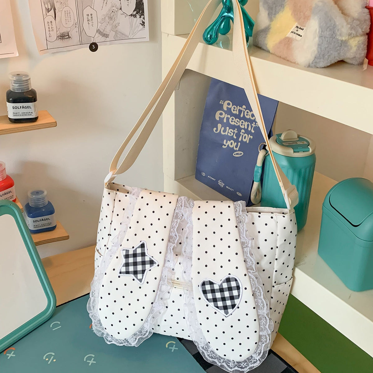Charming Bunny Ear Backpack LoungeYard — product view 6
