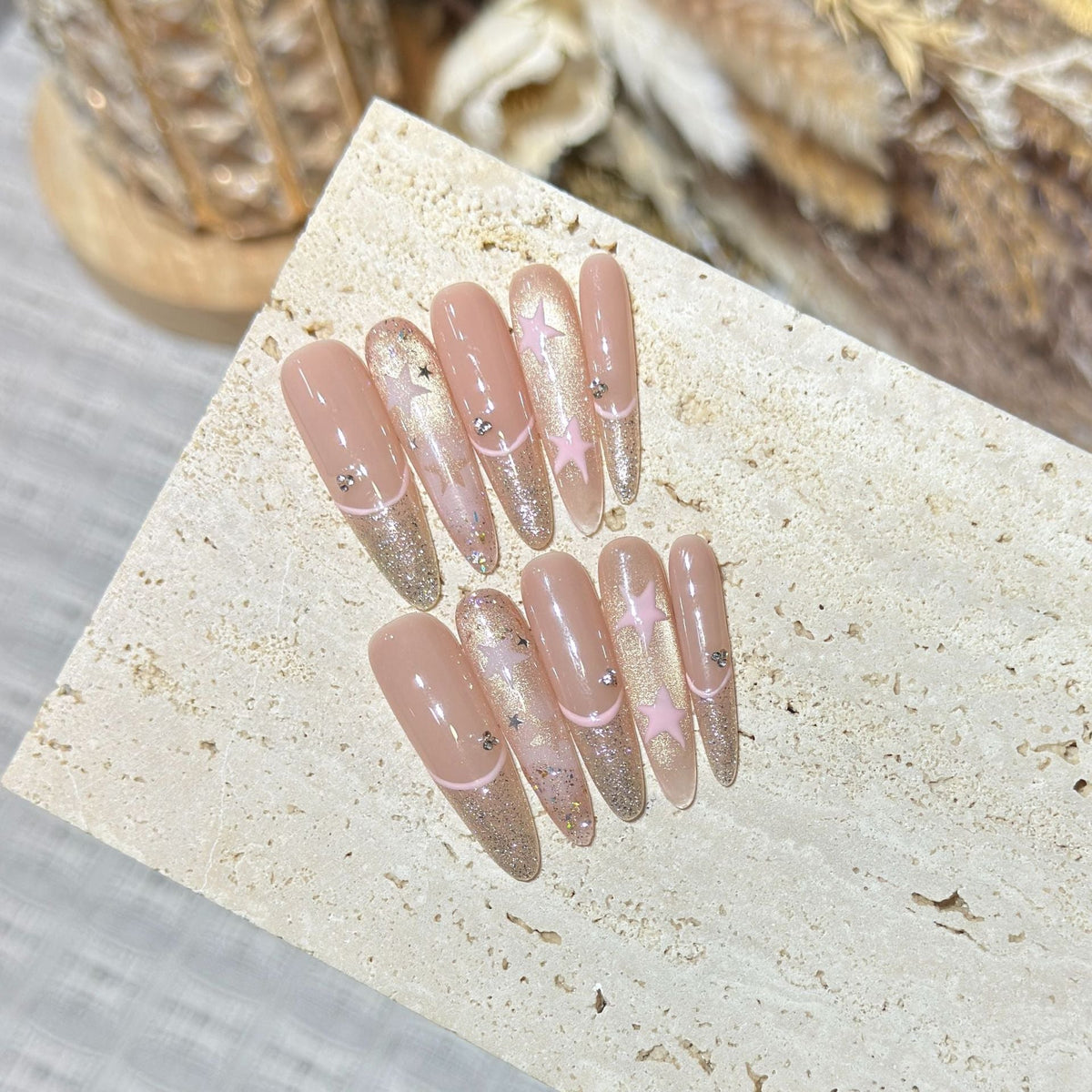 Glamorous Starry Press-On Nail Set — product view 3