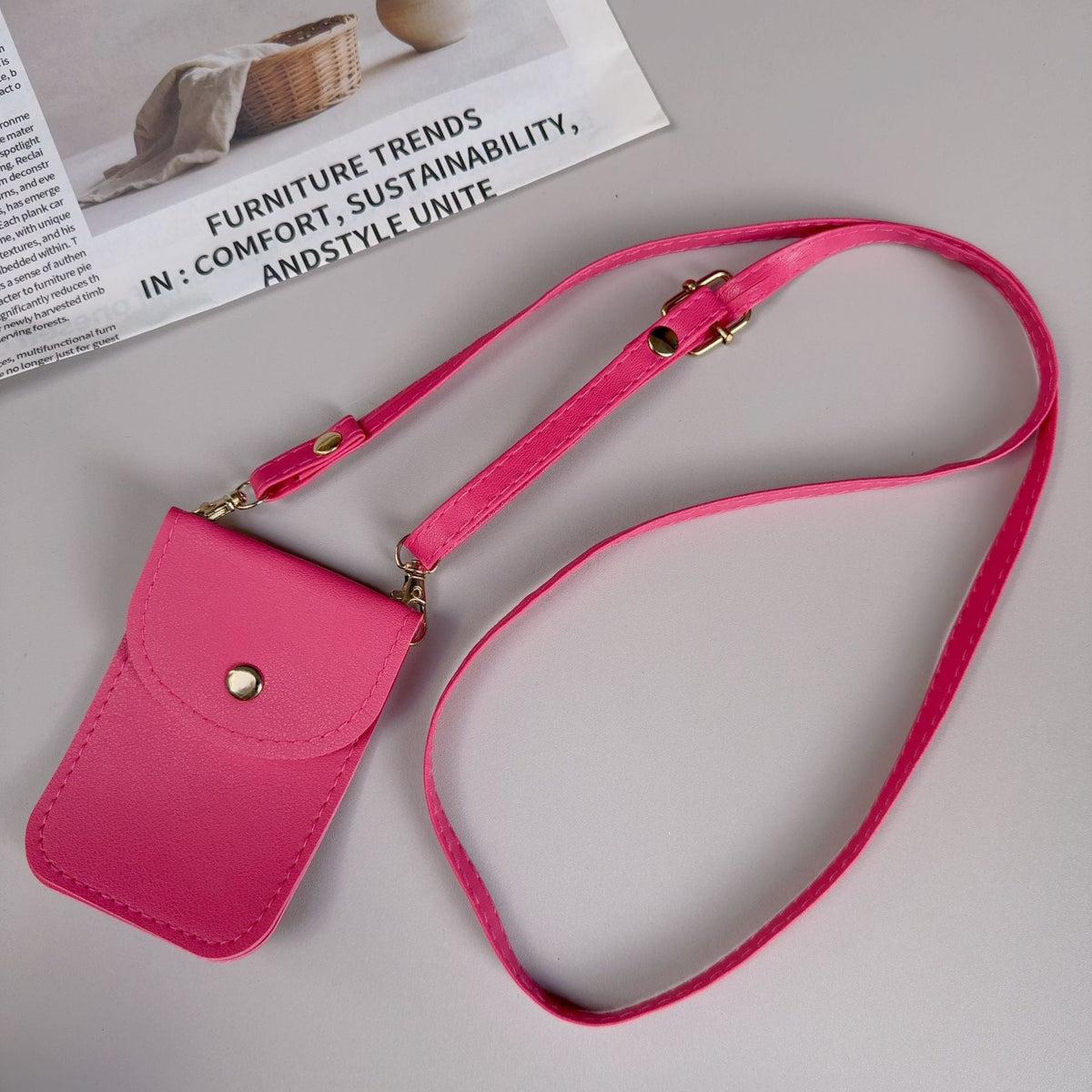 Premium Leather Card Holder LoungeYard — product view 5