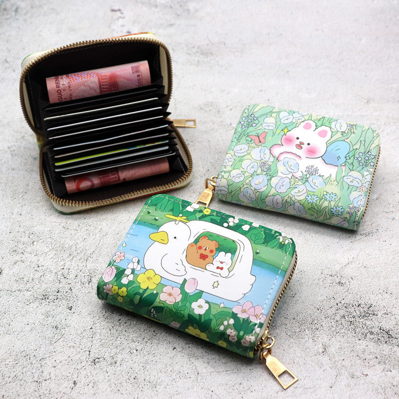 Cartoon-Themed Zip Wallet — product view 4