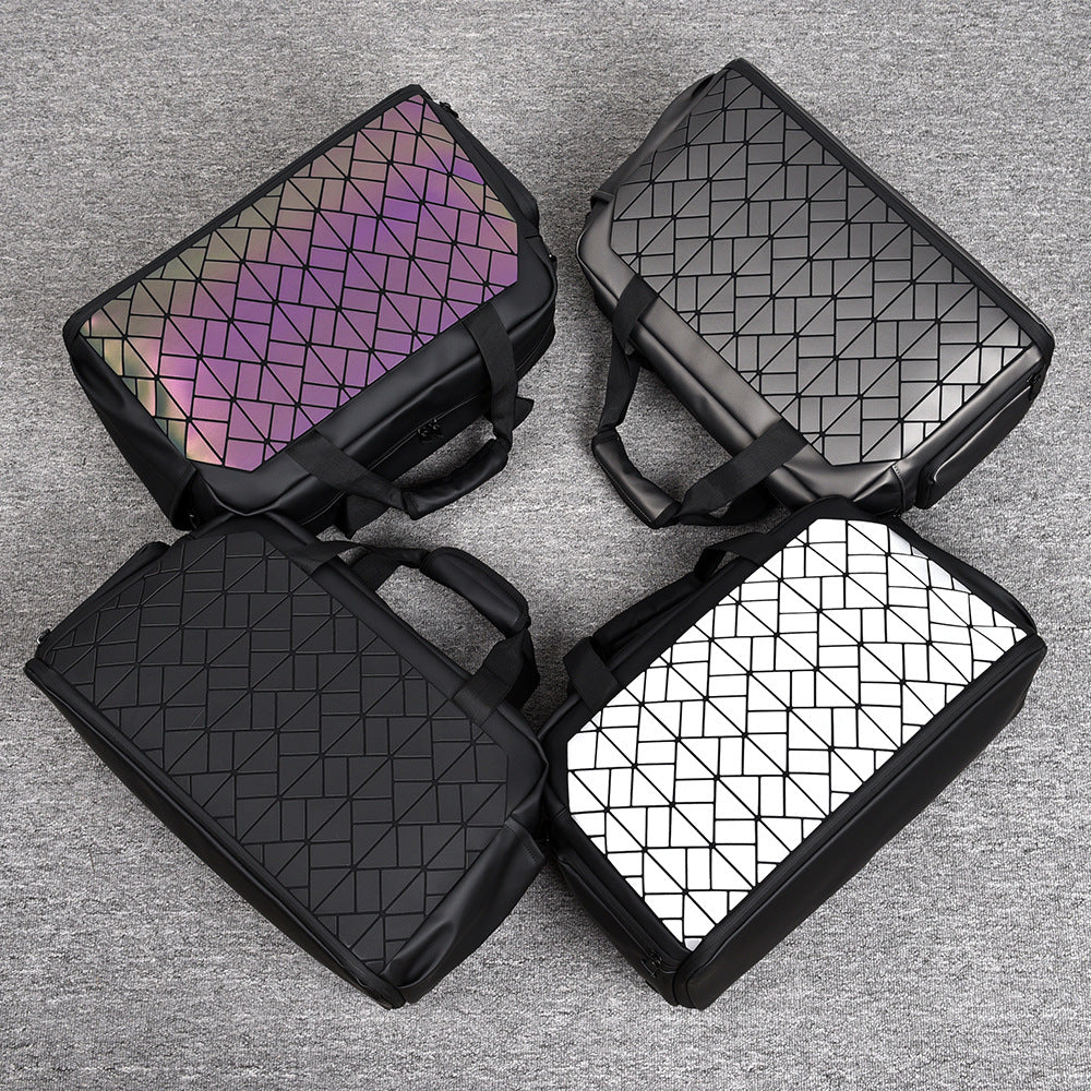 Trendy Multi-Compartment Travel Duffel Bag LoungeYard — product view 4