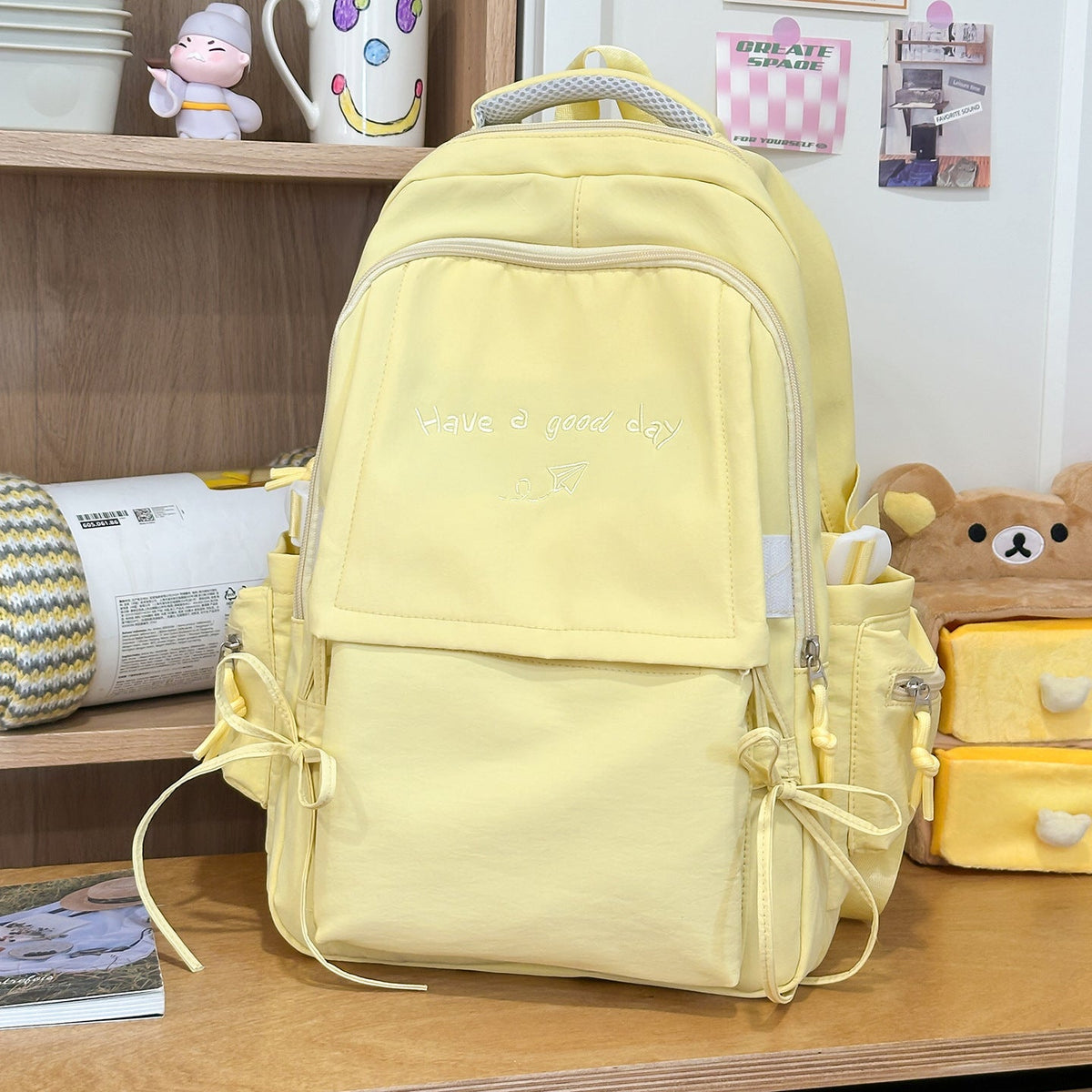 Creative Multi-Pocket Backpack LoungeYard — product view 7