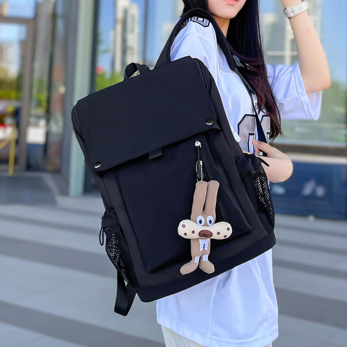 Multi-Functional Travel Backpack with Organizer Pockets LoungeYard — product view 3