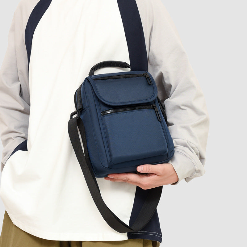 Compact Multi-Pocket Messenger Bag LoungeYard — product view 3