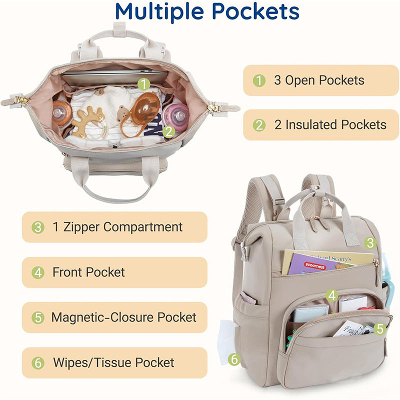 Stylish Multifunctional Backpack Bag LoungeYard — product view 3