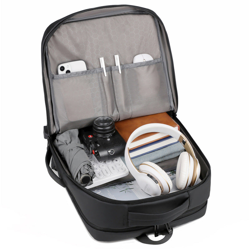 Elegant Laptop Backpack with Padded Compartment and Practical Organizer LoungeYard — product view 3