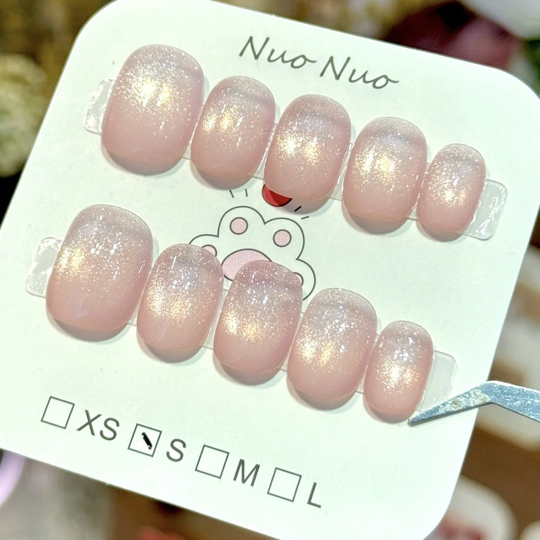 Elegant Short Press-On Nail Set — product view 1