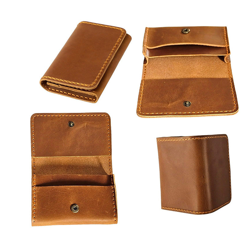 Compact Leather Cardholder LoungeYard — product view 2