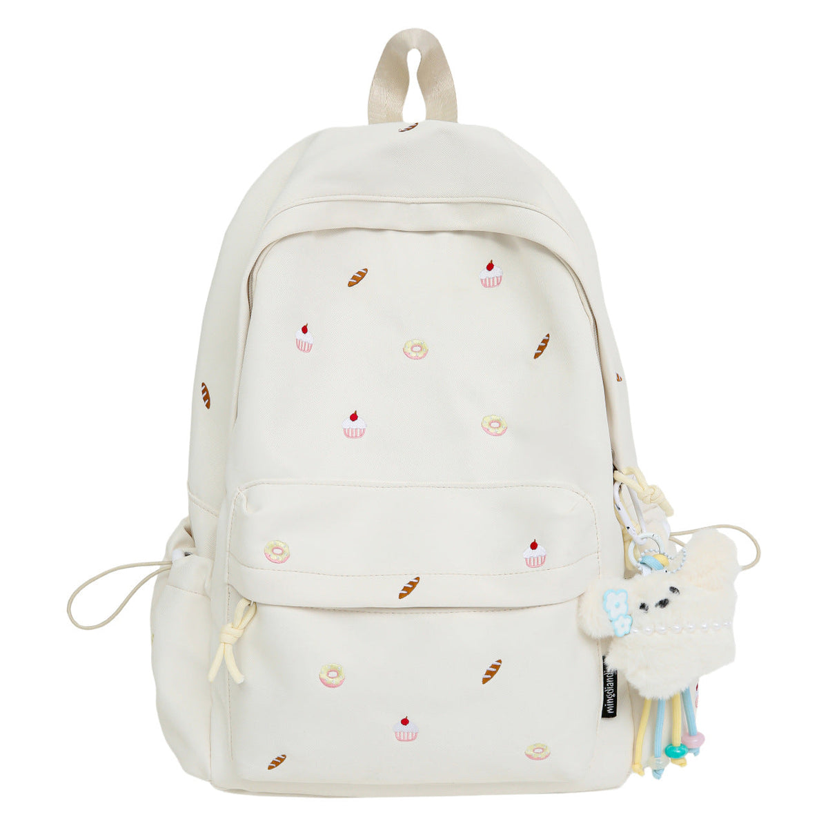 Playful backpack with unique back pattern appliqués LoungeYard — product view 2