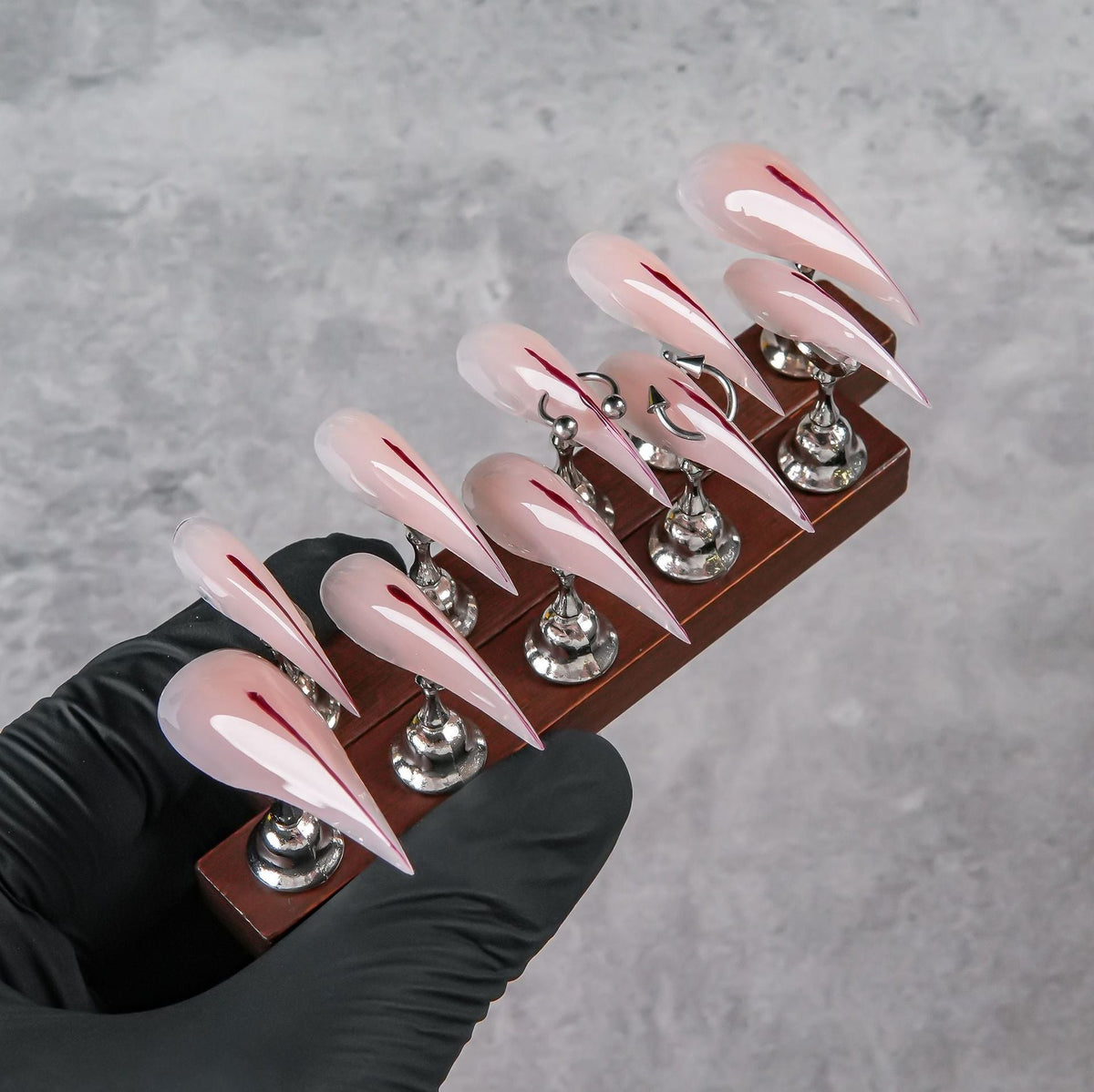 Sharp Stiletto Press-On Nail Enhancements — product view 2