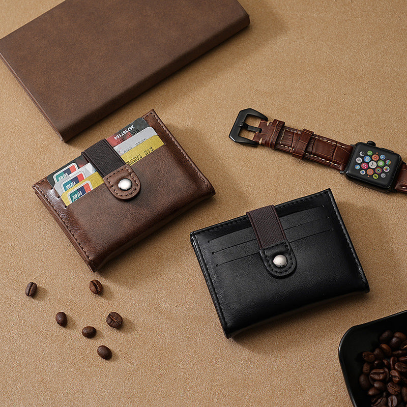 Sleek Minimalist Leather Cardholder — product view 3
