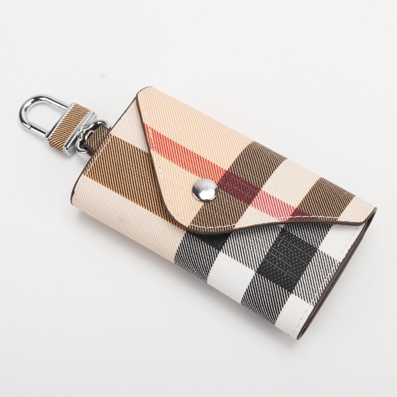 Checkered Pattern Keychain Wallet LoungeYard — product view 7