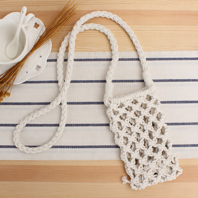 Macramé Shoulder Bag in Creative Net Design LoungeYard — product view 1