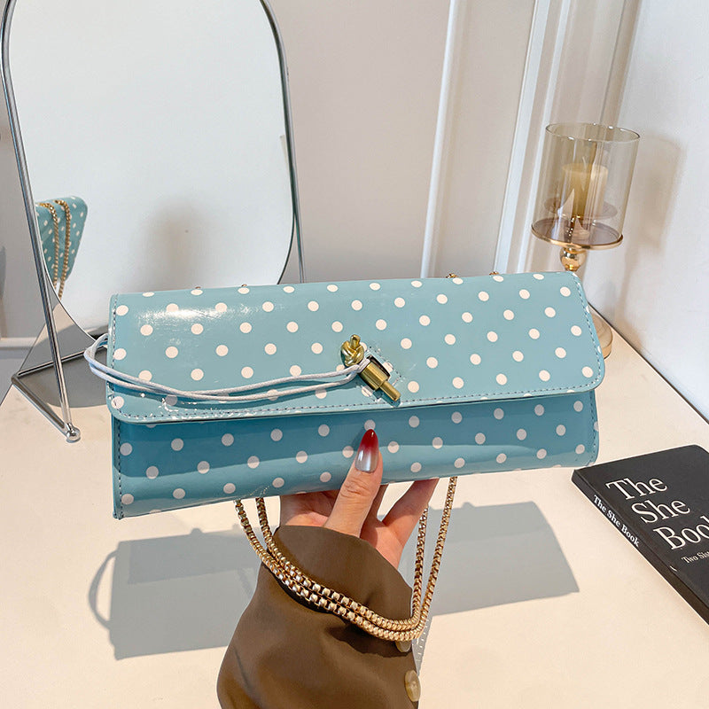 Chic Patent Leather Clutch — product view 7