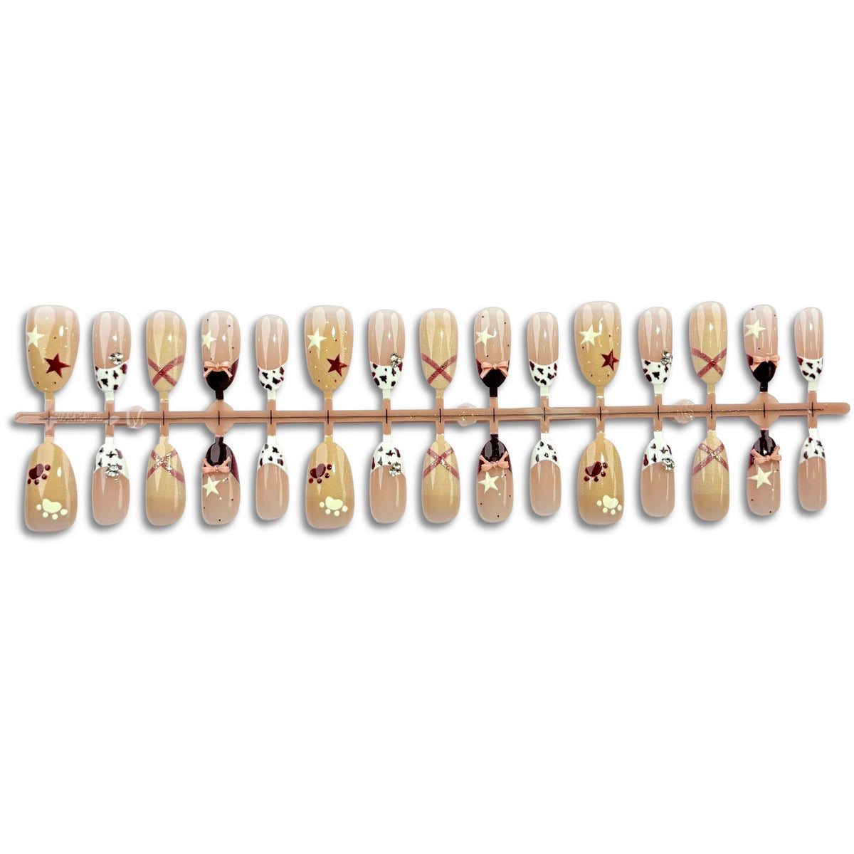 Decorative Press-On Nail Set with Unique Design — product view 4