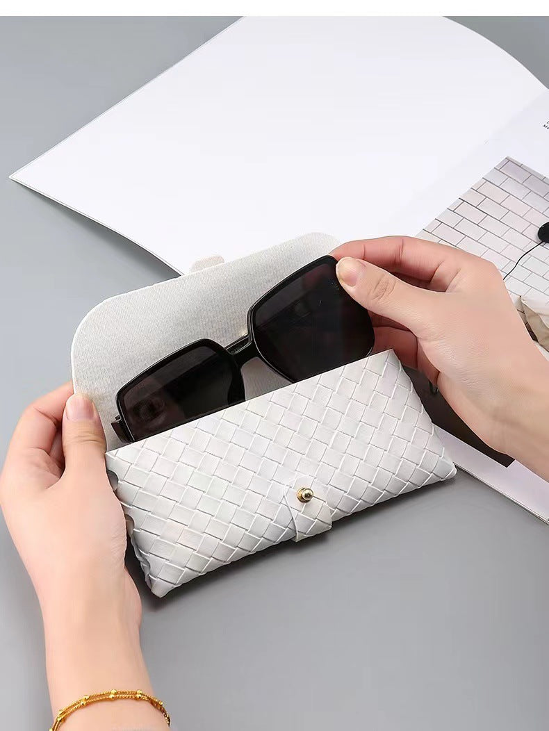 Woven Leather Clutch LoungeYard — product view 4