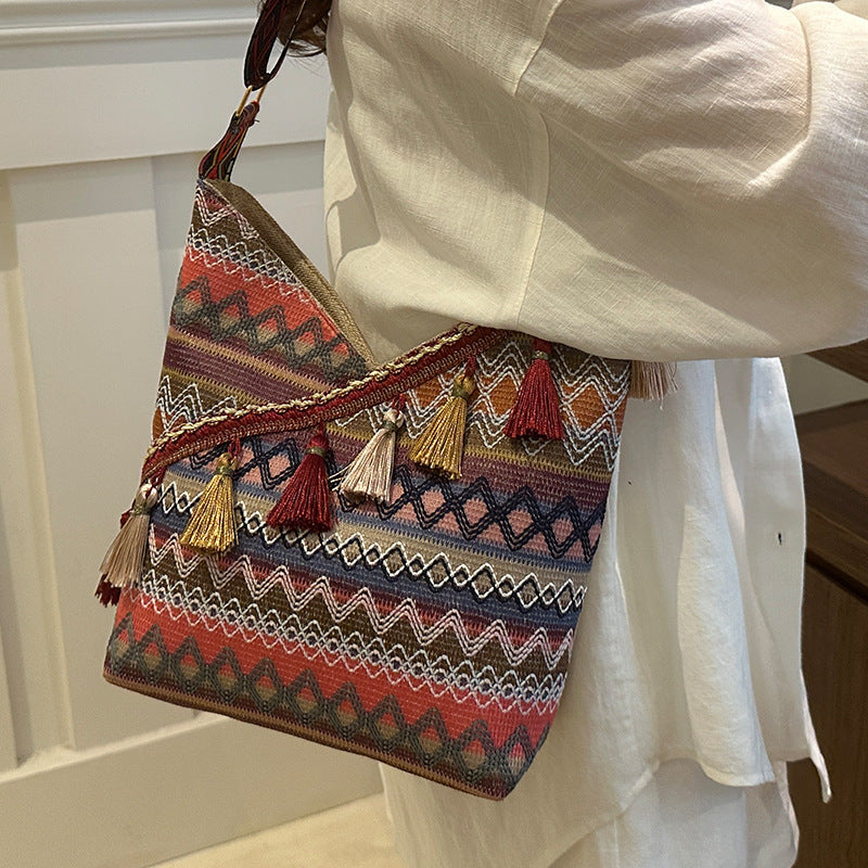 Bohemian Patterned Sling Bag — product view 7