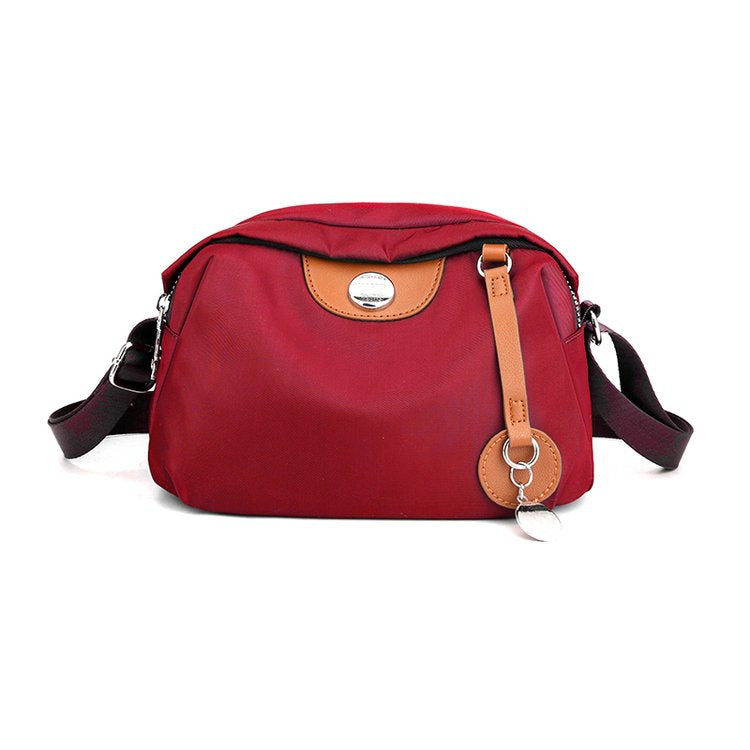 Shoulder bag with adjustable shoulder strap and clear compartment system LoungeYard — product view 2