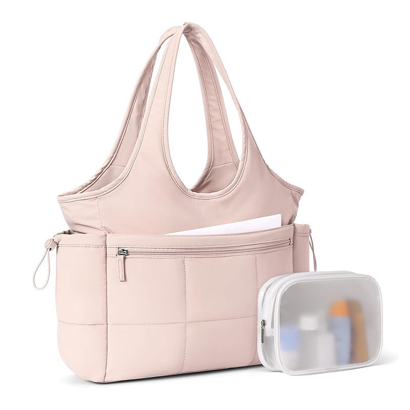 Multifunctional Tote Bag with Removable Cosmetic Bag LoungeYard — product view 1