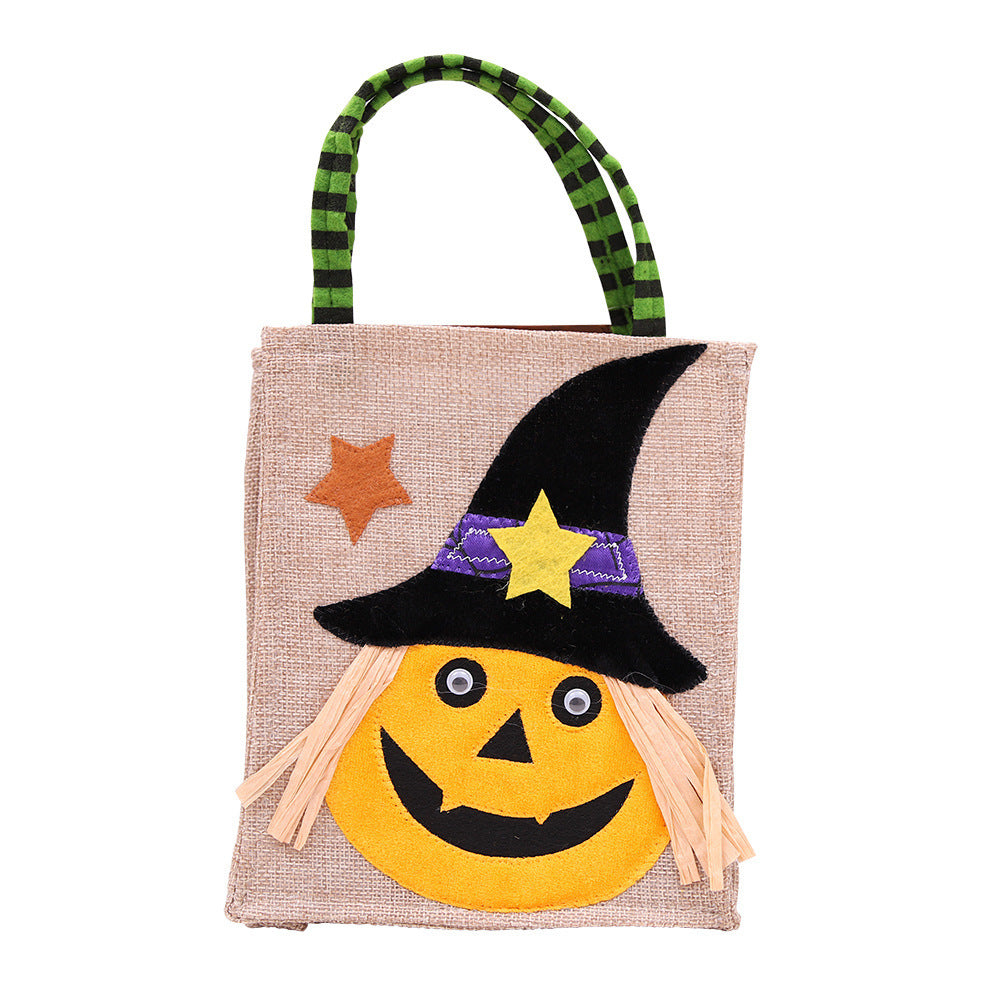 Halloween tote bag with witch design — product view 5