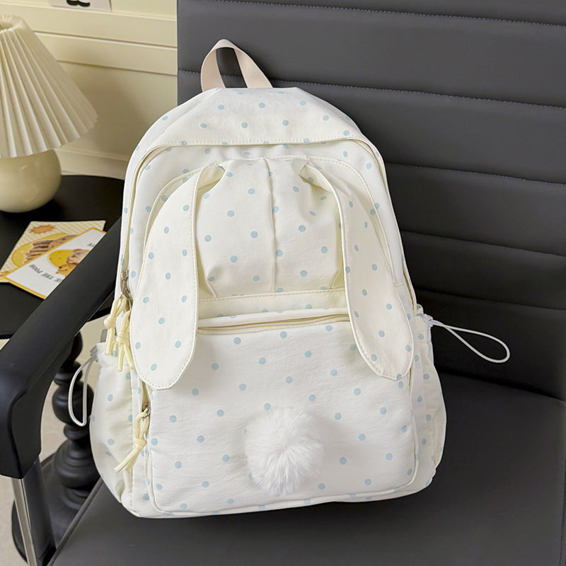 Cute Plush Bunny-Themed Backpack LoungeYard — product view 7