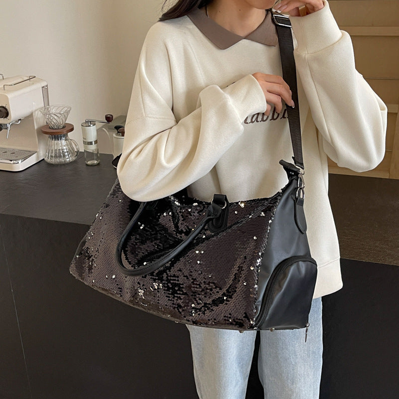 Sequin Weekend Tote Bag LoungeYard — product view 3