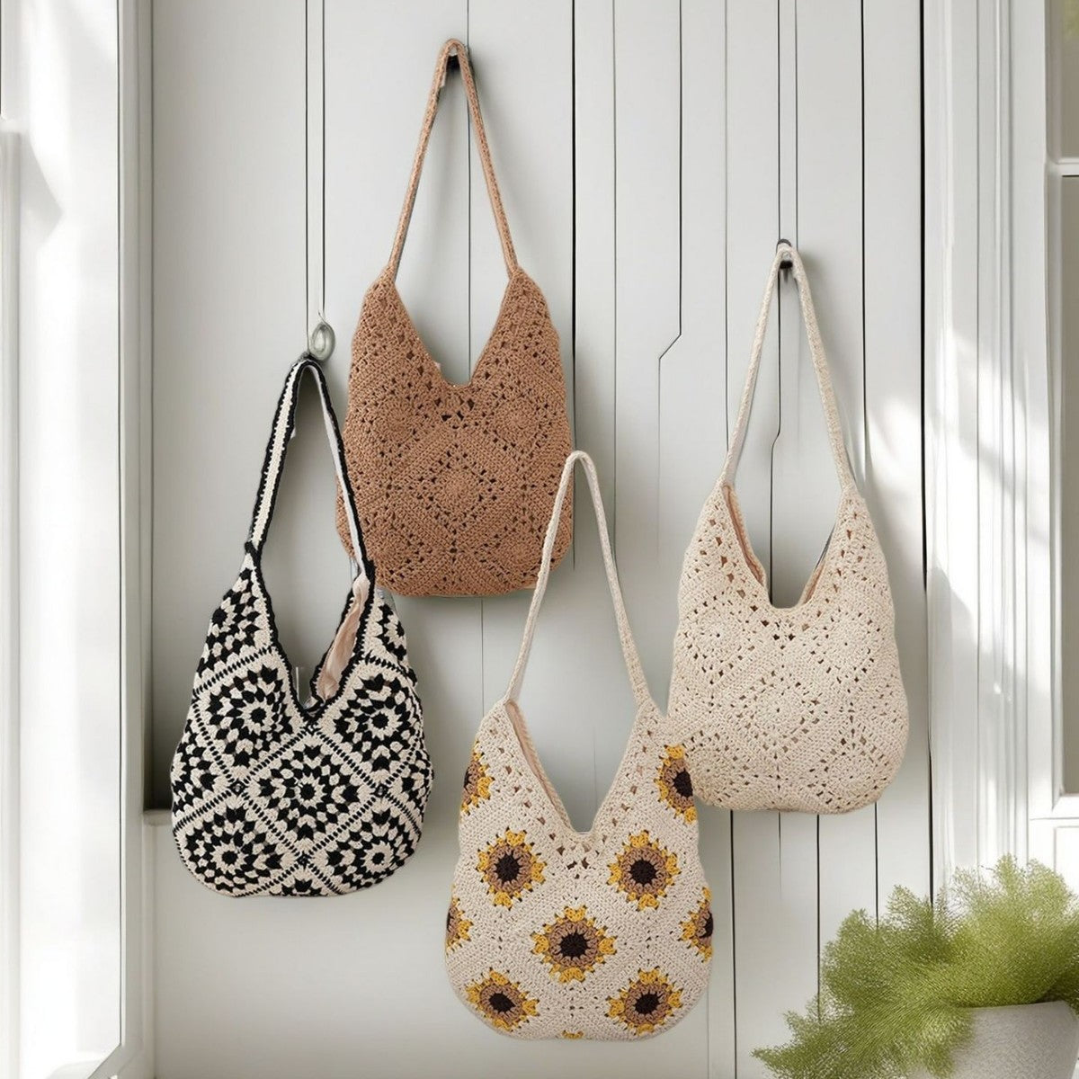Crocheted Shoulder Bag LoungeYard — product view 1