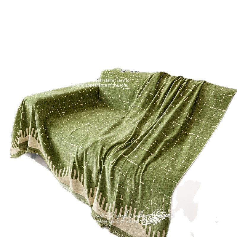 Modern Geometric Pattern Sofa Throw Blanket — product view 2