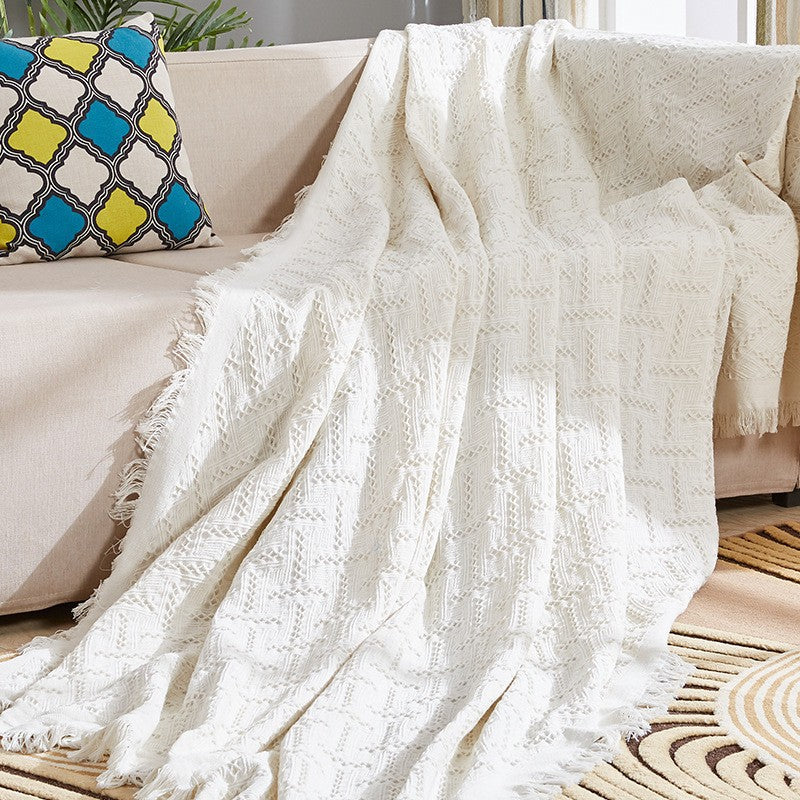 Decorative Woven Throw Blanket — product view 6