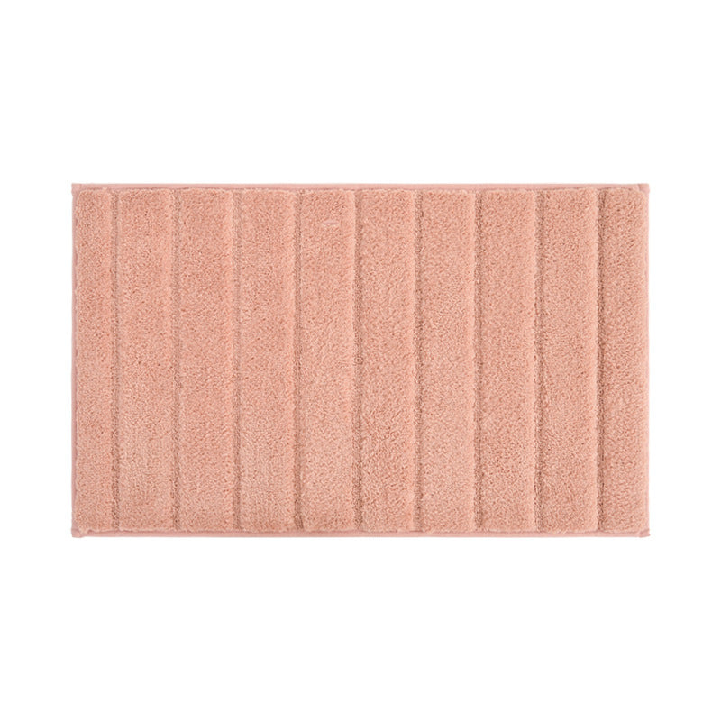 Plush Texture Bath Mat Bowlift — product view 2