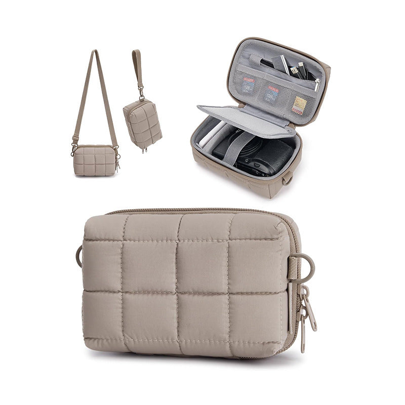 Practical shoulder bag with organizer compartments LoungeYard — product view 6