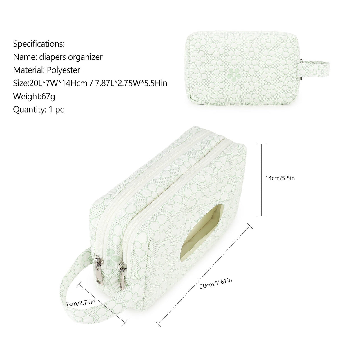 Stylish and Functional Cosmetic Bag LoungeYard — product view 1