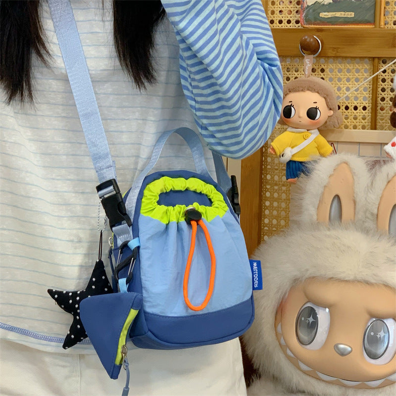 Compact Drawstring Bucket Bag LoungeYard — product view 2